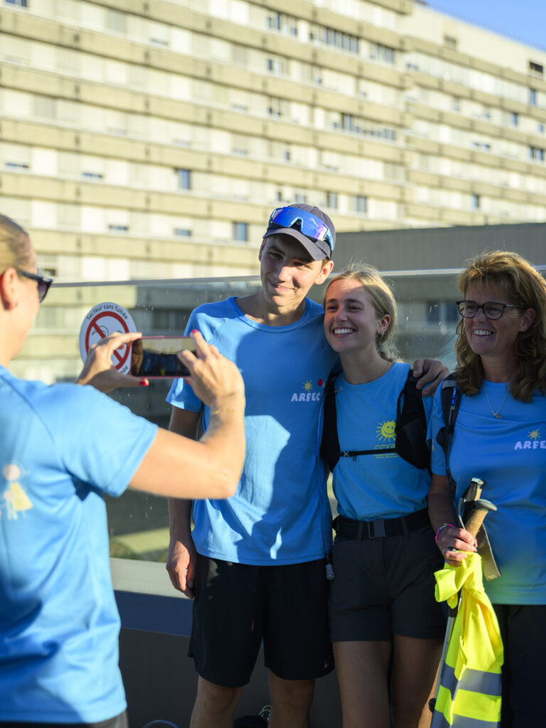 Départ de la marche CHUV-Moléson 2025