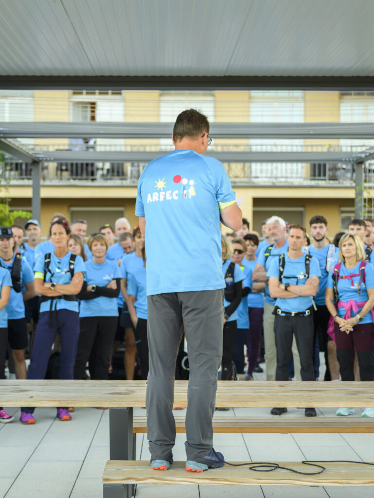 Départ de la marche CHUV-Moléson 2025